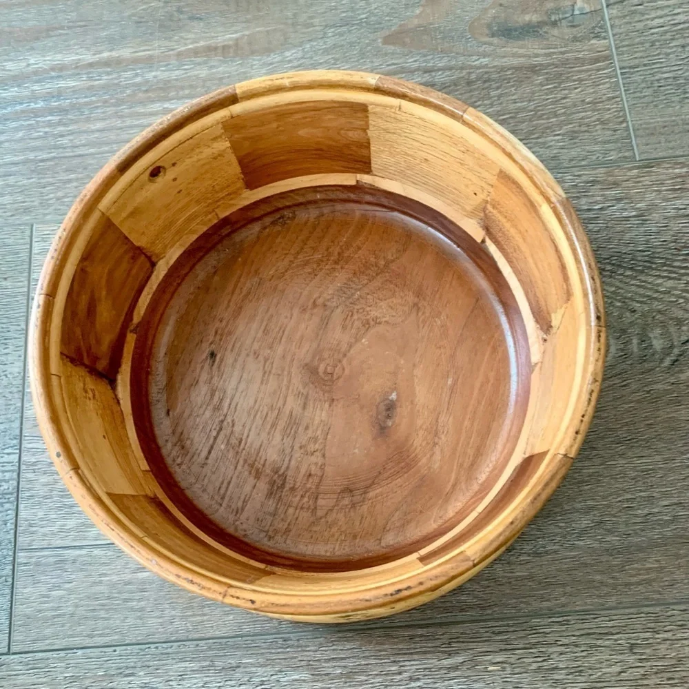 Vintage Wooden Bowl